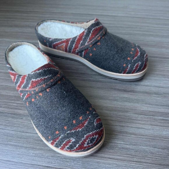 Merrell Women's Juno Wool Winter Clogs Mules Size 7 $90 Blanket - Picture 1 of 8